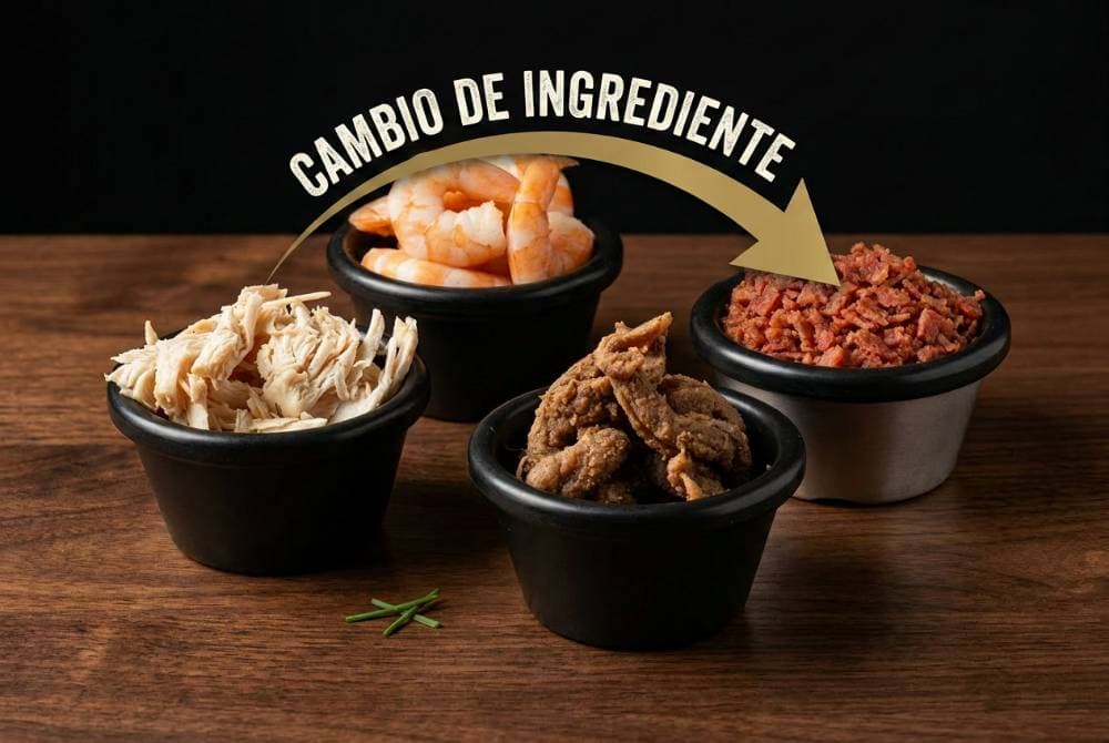 Cambio de Ingrediente